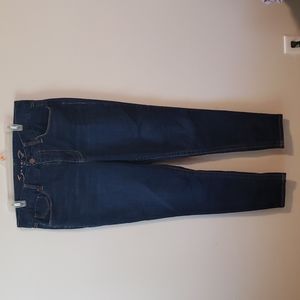 EUC Seven7 Tummyless High Rise Skinny Denim Jeans 16